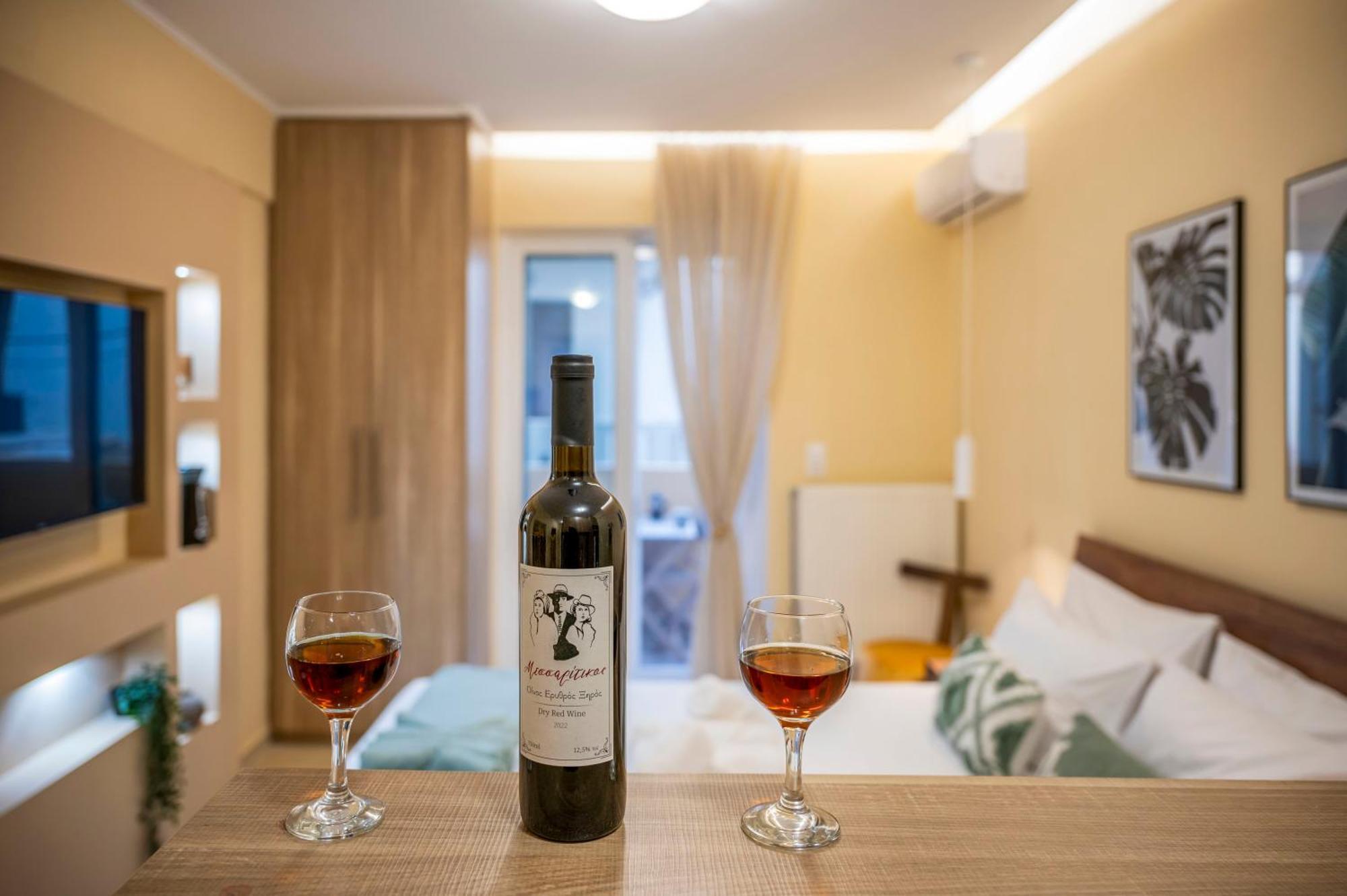 Upper Samitos Rooms Agios Andonios  ภายนอก รูปภาพ
